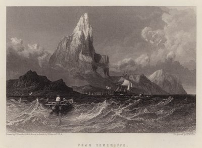 Peak Tenerife (barva litho) od C. (after) Stanfield