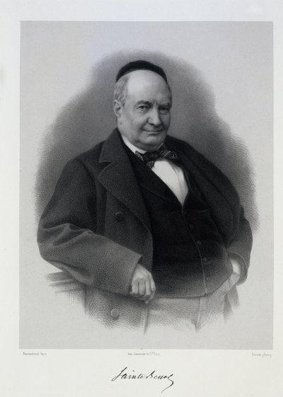 Charles Augustin Sainte-Beuve 1804-1869. od C. Bornemann