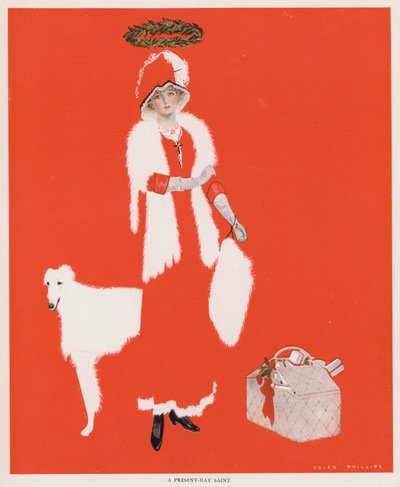 Dívka Coles Phillips, Svatá současnosti (barevné lito) od C. Coles Phillips