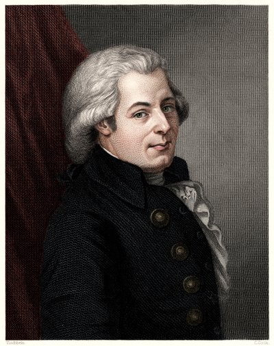 Mozart, c1777, 19. století. od C. Cook