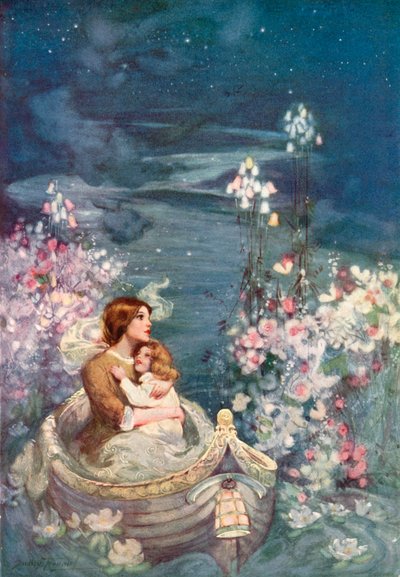 The Beautiful Land Of Nod (barva litho) od C. Dudley (after) Tennant