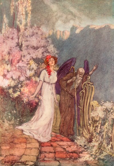 Ztracená zahrada (barva lito) od C. Dudley (after) Tennant