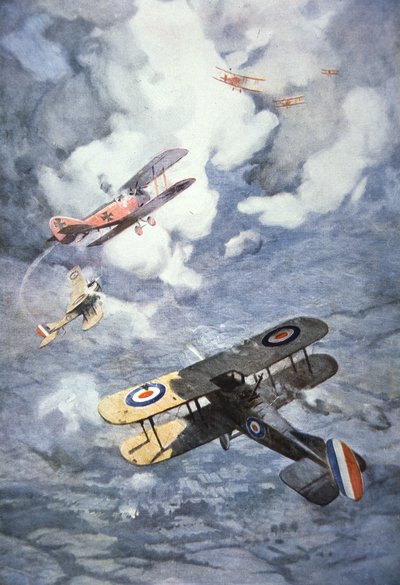 Britská versus německá letadla od C. Dudley Tennant