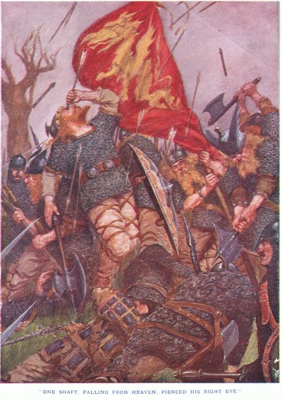 Bitva u Hastings 1066 od C. Dudley Tennant
