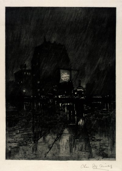 Deštivý večer, Madison Square od C. F. William Mielatz