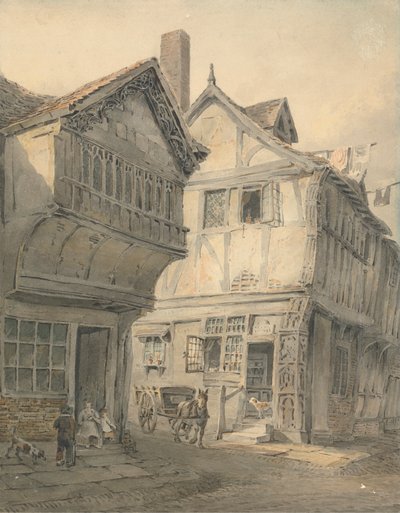 Staré domy v St. Albans od C. John M. Whichelo
