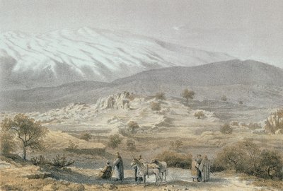 Mount Hermon. Lept od Schachera - Steinkopk J.F. Editore od C. Schacher