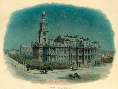 Radnice, Sydney, Nový Jižní Wales, Austrálie, 1896. od C. Wilkinson