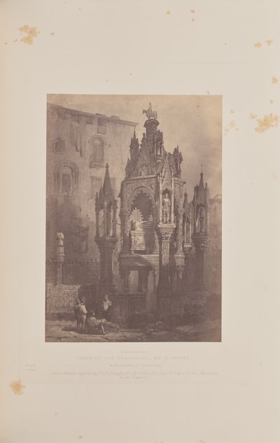 Hrobka skaligerů, autor: S. Prout od Caldesi and Montecchi