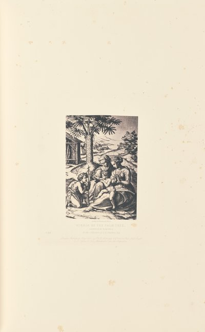 Panna Marie Palmová, rytina M. Antonio od Caldesi and Montecchi