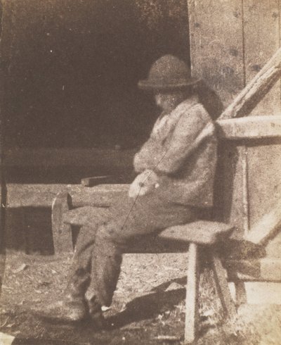 Sedící chlapec, 1845-50. od Calvert Jones
