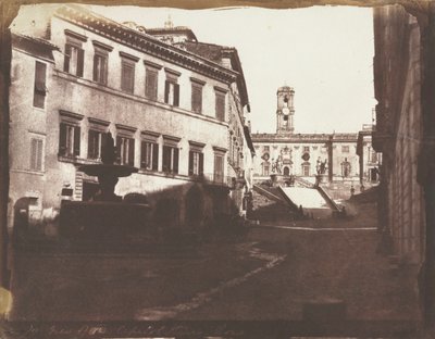 Pohled na Kapitolské schody, Řím od Calvert Richard Jones