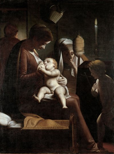Madona od svíčky, 1570-1575 od Cambiaso