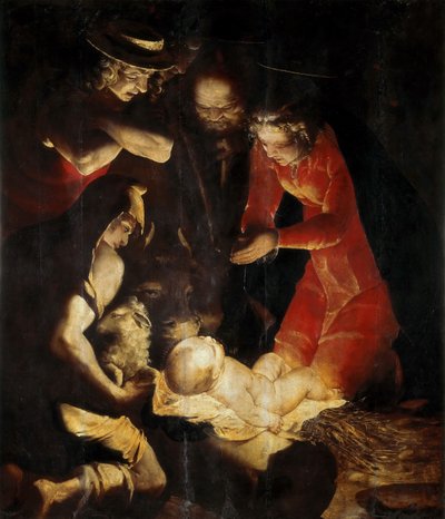 Klanění pastýřů, 1550. od Cambiaso