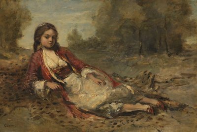 alžírský od Camille Corot