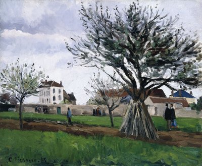 Jabloně v Pontoise od Camille Jacob Pissarro