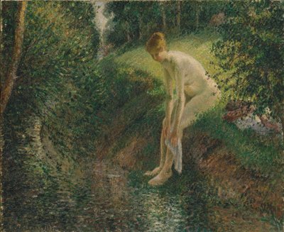Bather in the Woods, 1895 od Camille Jacob Pissarro