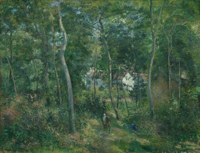 Edge of the Woods poblíž LHermitage, Pontoise, 1879. od Camille Jacob Pissarro