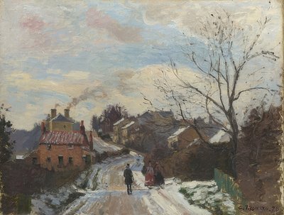 Fox Hill, Horní Norwood. 1870 od Camille Jacob Pissarro