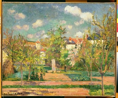Zahrada, kolem roku 1876 od Camille Jacob Pissarro