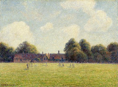 Hampton Court Green, 1891 od Camille Jacob Pissarro