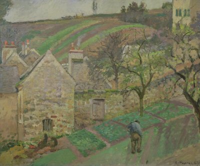 Hillside of the Ermitage, Pontoise, 1873 od Camille Jacob Pissarro