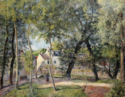 Krajina u Osného u Pítka, 1883 od Camille Jacob Pissarro