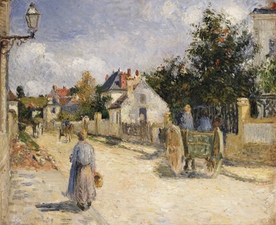 Road v Pontoise, 1879 od Camille Jacob Pissarro