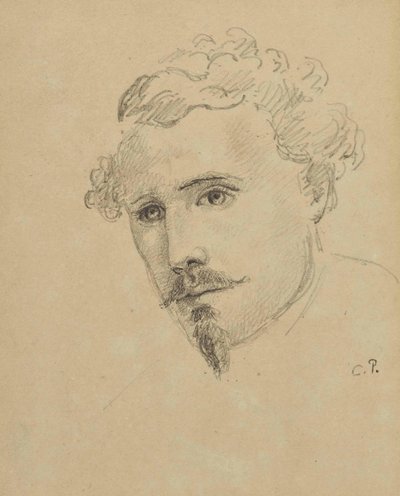 Autoportrét, c. 1853. od Camille Jacob Pissarro