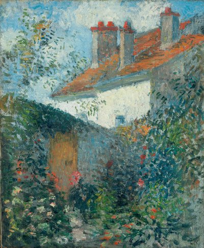 Studium na Pontoise, kolem roku 1878 od Camille Jacob Pissarro