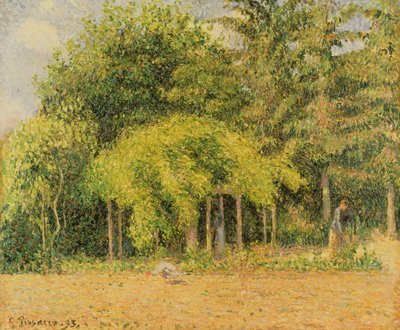 Arbor v Eragny, 1893 od Camille Jacob Pissarro