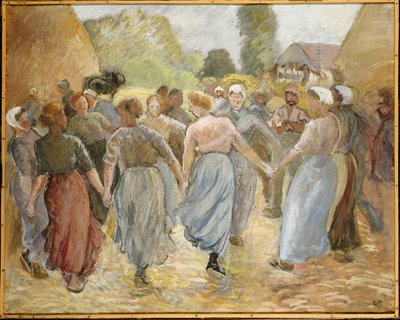 Kruh, kolem roku 1884 od Camille Jacob Pissarro
