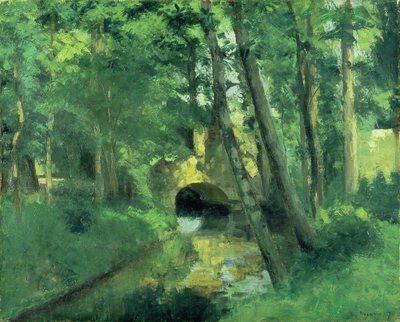 Malý most, Pontoise, 1875 od Camille Jacob Pissarro