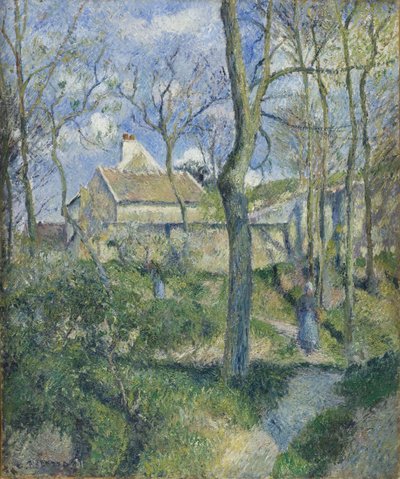 Cesta do Les Pouilleux, Pontoise, 1881 od Camille Jacob Pissarro