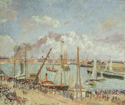 Přístav Le Havre, odpoledne, ne, 1903 od Camille Jacob Pissarro