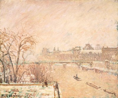 Seina z Pont-Neuf od Camille Jacob Pissarro