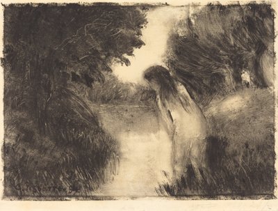 Koupání, 1894. od Camille Pissarro