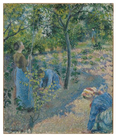 Sbírání jablek od Camille Jacob Pissarro