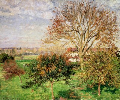 Podzimní ráno v Èragny, 1897 od Camille Jacob Pissarro