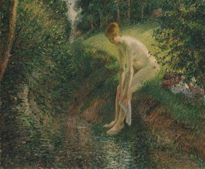 Bather in the Woods, 1895. od Camille Jacob Pissarro