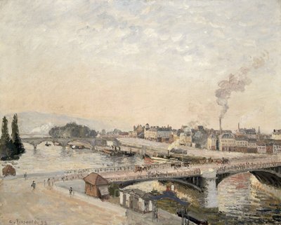 Mosty Boieldieu a Corneille od Camille Jacob Pissarro