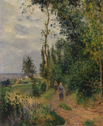 Côte des Grouettes, poblíž Pontoise, pravděpodobně 1878. od Camille Jacob Pissarro