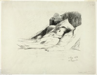 Mrtvé dítě od Camille Pissarro