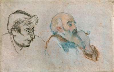 Dvojportréty Gauguina a Pissarra ... od Camille Pissarro
