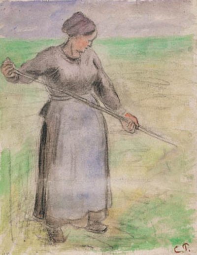 Obraceč sena od Camille Pissarro