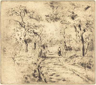 V polích v Ennery (Dans les champs, Ennery) od Camille Pissarro