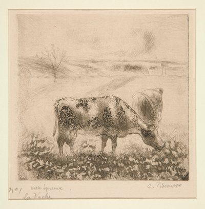 La Vache (kráva) od Camille Pissarro