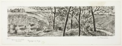 Krajina Panorama od Camille Pissarro