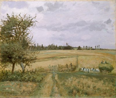 Krajina v Pontoise, 1872 od Camille Pissarro