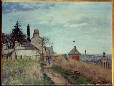 Soudní budova v Pontoise Obraz Camille Pissarro (1830-1903) 1872 Ne. 0,4x0,54 m Paříž, muzeum Orsay od Camille Jacob Pissarro